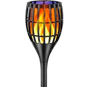 Buachois Solar Torch Lights,Solar Lights Outdoor with Flickering Flame Warm Waterproof Solar Powered Outdoor Lights Flame Torches for Outside Decor Patio Pathway Garden Yard