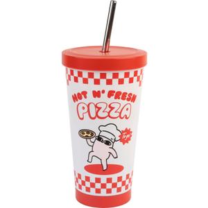 Grupo Erik Tumbler with Straw & Lid - Ketnipz - 550 ml | Stainless Steel Travel Mug, Travel Mug with Straw, Travel Cup with Straw | Ketnipz Gifts, Ketnipz Merchandise