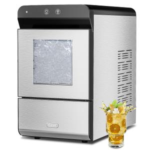 Countertop Nugget Ice Maker by GEVI Household With Viewing Window
