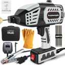 Purplemaple Portable Hand held Welding Machine for Metal, 20-120A 110V Electric Welding Machine with IGBT Inverter 5 Variable Current Adjustment, ARC Welder Gun, With 20 Pcs 3/32" Wire Rods (gray)