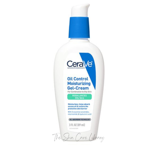 CeraVe Oil Control Moisturizing Gel-Cream, Face Moisturizer for Oily Skin, Niacinamide, Hyaluronic Acid & Oil Absorbing Technology To Rebalance Oily Skin, Non-Comedogenic, Fragrance Free & Oil-Free