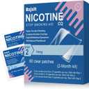 Step 1 Nicotine Patches, 21mg, 60 Count 24-Hour Stop Smoking Aid, Nicotine Replacement Therapy for Smoking Cessation, 2-Month Transition Supply