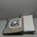 Bedsure Cat Beds for Indoor Cats - Large Cat Cave for Pet Cat House with Fluffy Ball Hanging and Scratch Pad, Foldable Cat Hideaway, 16.5x16.5x13 inches, Grey (Single)