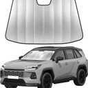 EcoNour Foldable Sun Shade Fit for Toyota RAV4 2019-2024 2025 2026
Accordion Windshield Sun Shade, Front Car Window Shades Sun Visor, Blocks UV Rays & Heat, Car Accessories