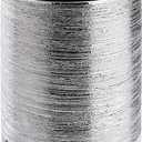 WGVI Silver Etched Ceramic Cylinder Vase Width 3.75" Height 4", Flower Arrangements, Candle Holder, Terrarium Planter Pot, Storage Container Organizer, Pen Brush Holder, Scratched Texture, 1 Piece
