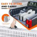 72.5" Heavy Duty Folding Loading Ramps, 1500lb Capacity, Ideal for Motorcycles, Lawn Mowers, ATVs, UTVs, and More Pack of 2 with Safety Straps and Gloves