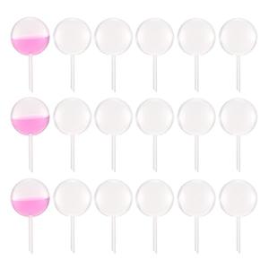 PATIKIL Cupcakes Pipettes, 200 Pcs 4ml Disposable Plastic Dessert Pipettes Strawberry Pipettes Squeeze Transfer Pipettes Droppers for Cupcakes Mini Cakes Desserts, Clear, Round Shape