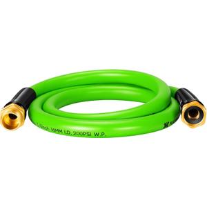 5 ft Garden Hose, 5/8 in ID, Heavy-Duty, Leakproof, Kink-Resistant Water Hose with Swivel Brass Fittings, 600 PSI Burst Rating, Ideal for Car Wash & Lawn Watering