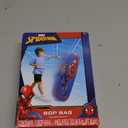 Spiderman Spider-Man Inflatable Bop Bag & Bop Gloves Set Kids Punching Bag with Gloves, Freestanding Superhero Blow Up Bouncing Boxing Bag for Exercise, Durable Heavy Duty Indoor and Outdoor - 34.5"