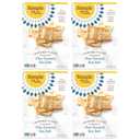Simple Mills Almond Flour Crackers, Fine Ground Sea Salt - Gluten Free, Vegan, Healthy Snacks, 4.25 Ounce (Pack of 4) (EXP 02/10/26)