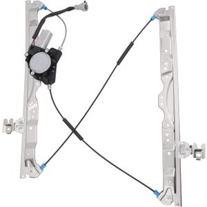 Obaee 748-524 Front Left Driver Side Power Window Lift Regulator with Motor 6 Pins Compatible with Nissan Pathfinder Armada 2004/ Armada 2005-2013/ Titan 2004-2010/ Infiniti QX56 2004-2010