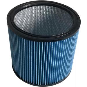1 PACK Amigriki 1954A-B Replacement Cartridge Vacuum Fine Dust HEPA filter Compatible with BAUER 6, 7, 9, 14, and 16 Gallon Vacuum Replacement Filter-blue