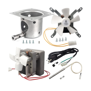 Pellet Grill Repair Kit,Upgraded 2.0 RPM Auger Motor, Induction Fan, Fire Burn Pot and Hot Rod Ignitor, Power Cord Compatible with Traeger/Pit Boss/Z Grills/Camp Chef Wood Pellet Grills