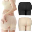 Waybe Boyshort Sanitary Panties for Women: PerfectFit Women's Underwear | Super LeakGuard, Beige XL
