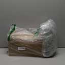 KHOYIME Eucalyptus Garland with White Flowers, 4 Packs 5.9Ft Artificial Silver Dollar Eucalyptus Leaves Plant Fake Greenery Hanging Ivy Vines Faux Wreath for Wedding Arch Party Mantle Table Home Decor