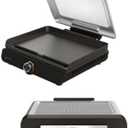 Ninja Sizzle 14" Electric Griddle, 500F High Heat Kitchen Grill with Nonstick Plate, Low-Smoke Technology, Edge-to-Edge Heating, Family-Sized Capacity, Countertop Cooking ToolIndoor,1450 W (GR100GDL)