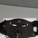 INIA Red Light Therapy Mask for Face  4 Light Modes with 850nm NIR, Red & Blue LED Light Therapy, 2600mAh Rechargeable LED Face Mask for Radiant Glow at Home, Black