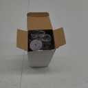 BUMACO 40Pcs Chair Leg Floor Protectors Chair Leg Protectors for Hardwood Floors Silicone Pads Covers to Protect Floors Universal L Clear Fit (1-5/16"~2")