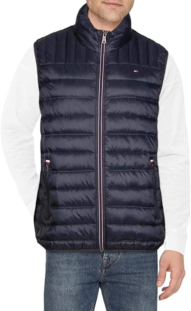 Tommy Hilfiger Men's Ultra Loft Quilted Puffer Vest, midnight, Size L