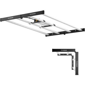 VIVOSUN VSFL4300 Bar LED Grow Light, 430W 4 Bars Plant Grow Light, Foldable & Dimmable, Full Spectrum with UR/FR Light for Indoor Plants