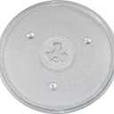 HQRP 10.5" / 27cm Glass Turntable Tray Compatible with GE General Electric, Hamilton Beach, Panasonic, Emerson, Haier, Chefmate, Avanti, Sunbeam, Oster Microwave Oven Cooking Plate 10-1/2-inch 270mm