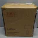 23.75" Retro Farmhouse Black Table Lamp for Living Room Bedroom Nightstand Single Pack Touch Control Bedside Nightlight Vintage Modern Lamp with USB C+A Ports and 2 Light Sources