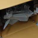 Amazon Basics Solid Wood Saddle-Seat Kitchen Counter Barstool with Footrest, Easy Assembly - 29-Inch Height - Walnut - Set of 2