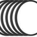 Brightever 12 Inch Black LED Flush Mount Ceiling Lights, 28W 3200LM, Ultra Thin 0.67 Inch Close to Ceiling Light Fixtures, 5000K Daylight Dimmable Flat Ceiling Lamp for Dining Room, Garage, 6 Packs