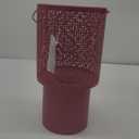 HD Designs Outdoors Metal Stamp Pattern Lantern - Red, 10 in 
10in Metal Lantern Red