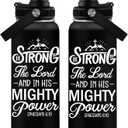 Christian Gifts for Men Women - Strong in the Lord Eph. 6:10 God Gifts Baptism Tumbler - Inspirational Religious Presents for Men - Catholic Spiritual Faith Bible Presents Bottle for Boy 32oz