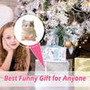 Cat Squishy Squeeze Toys - Kawaii Squishy Fidget Toy, Handmade Cat Fufu Sensory Toys Kit, Cat Lovers Squeeze Toys for Party Favors, Gifts for Adults Kids (Blue & White)