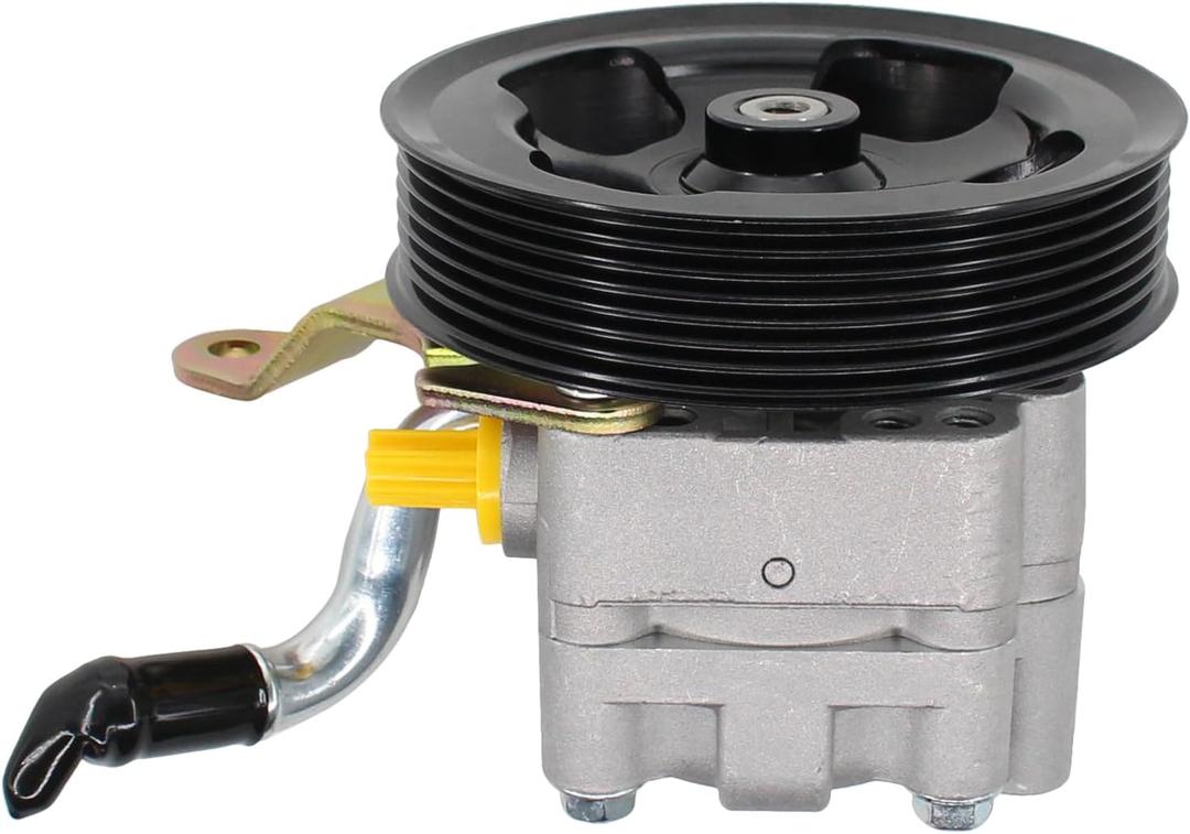ApplianPar Power Steering Pump with Pulley for EX37 FX37 G37 M37 EX35 FX35 M35 G35 370Z Q70 Q70L QX50 QX70 Q40 Q50 Q60