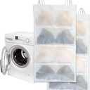 Bra bags for laundry, 2 Pack  Holds 8 AD Cups, 4-in-1 Cleans, Dries, Stores & Dust-Proof, Bra Washing Bags for Laundry Experience better than a single washing net