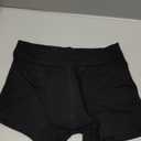 PROTECHDRY - Washable & Reusable Urinary Incontinence Cotton Boxer Brief Underwear for Men, Black Small (Small (Pack of 1))