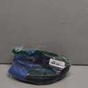 SEG Direct Car Steering Wheel Cover Universal Standard Size 14.5-15 inch, Black and Blue Microfiber Leather