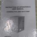 Upgrade Pool Heater, 25000 Btu/hr Auto-Defrosting, Titanium Heat Exchanger, Up to 10000gallons, 110V USA Plug, Modern Blue Swimming Pool Heater