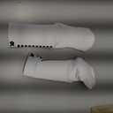 Lux Dual Grip Socks - Soccer Grip Socks for Men and Women. Grip Array Performance & Comfort (Small, White)