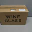 C CREST Wine Glasses Set of 8, 12oz, Lead-free, Clear, Durable Glassware