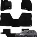 WENNEBIRD Superior Carpet Floor Mats for 2015-2019 Ford Explorer 7 Seats, 0.6-Inch Ultra-Thick, Noise-Reducing, All-Weather Waterproof Anti-Slip  4-Pc Set