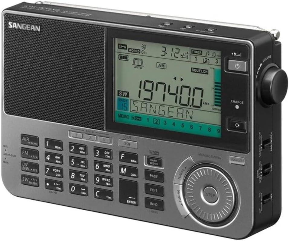 SANGEAN ATS-909X2, Ultimate FM/SW/MW/LW/Air Multi-Band Radio (Portable)