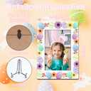 2 x Easter Photo Frame, Easter Picture Frame Gifts, Happy Easter Photo Frame, Easter Photo Gifts, Easter Decorations, Easter Egg 4" x 6" Wood Picture Frame -N07