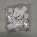 4 Way PVC Pipe Fittings 1 Inch, Zernmiarder White PVC Elbow Corner Side Outlet Tee Fitting, SCH40 Furniture Grade Pipe Connectors - Fits 1" Polyvinyl Chloride Pipes, 4 Pieces