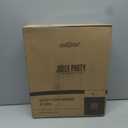 JOLLY PARTY 50pack 16oz Paper Soup Containers with Lids, Disposable Paper Food Cups, Ice Cream Cups, Food Storage with Lids, Microwavable and Freezer Safe, Suitable for Christmas Thanksgiving (White)