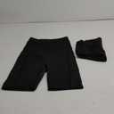 POSHDIVAH Women's Maternity Shorts Over The Belly Biker Yoga Active Pregnancy Workout Short Pants with Pockets 8"