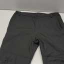 HYCOPROT Men's Snow Ski Pants Waterproof Softshell Outdoor Fleece Lined Snowboard Hiking Pants with Belt (34 Regular, Black)