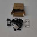 Halloween Fairy Lights Plug in, 10Feet 200 LEDs Firecracker String Lights with Remote, Waterproof Cluster String Lights for Ceiling Bedroom Wreath Window Bar Haunted Theme Halloween Decoration, Purple