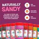 Hygloss Colored Sand for Crafts - 6 Assorted Colors Bags - 1 lb Vibrant Colorful Fine Sensory Play Sand Art Kits for Kids - Classroom Activities for Children 3 4 5 6 7 8 9 10 11 12 - Safe for Ages 3+