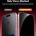 UNBREAKcable 4PCS Screen Protector for iPhone 15 Plus - 2 Privacy Tempered Glass+ 2 Clear Glass Double Shatterproof [Installation Frame] [9H Hardness] [Case Friendly] Anti-Scratch iPhone 6.7 inch