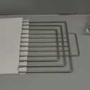 Qualirey Trap Divider Stainless Steel Small Animal Trap Fork Divider for 12" Wide and Smaller Live Feral Cat Cages