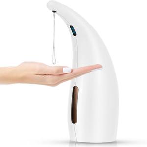 Soap Dispenser,Touchless Bath Kitchen Countertop Automatic Soap Dispenser with Infrared Motion Sensor,IPX6 Waterproof.Perfect for Bathroom and Kitchen. (White)